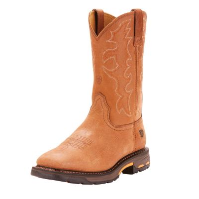 Ariat Work: WorkHog Wide Square Toe Zapatos de Seguridad Hombre - Marrones (NXEZJ9025)